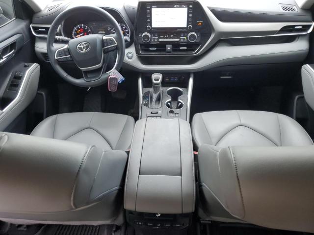 5TDGZRBHXNS591325 - 2022 TOYOTA HIGHLANDER XLE WHITE photo 8