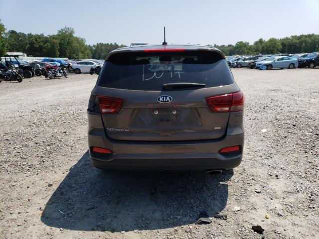 5XYPG4A39KG505588 - 2019 KIA SORENTO L TAN photo 6