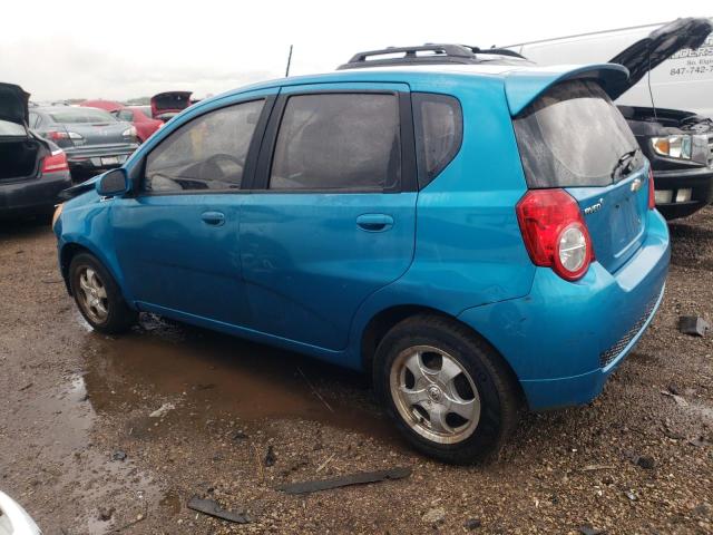 KL1TD66E49B328876 - 2009 CHEVROLET AVEO LS BLUE photo 2