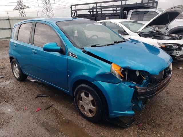 KL1TD66E49B328876 - 2009 CHEVROLET AVEO LS Mavi foto 4