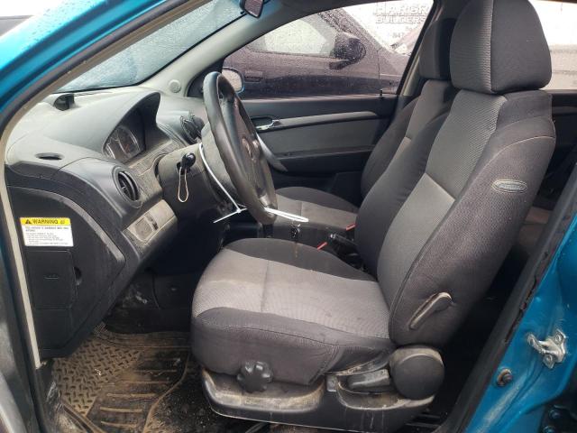 KL1TD66E49B328876 - 2009 CHEVROLET AVEO LS Mavi foto 7
