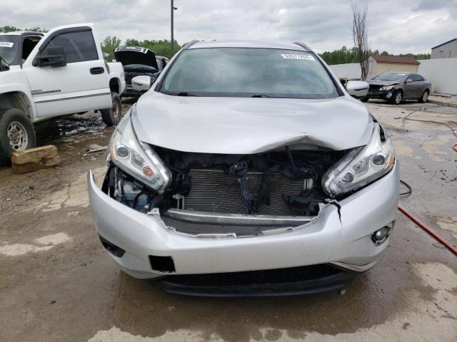 5N1AZ2MG4HN165296 - 2017 NISSAN MURANO S SILVER photo 5