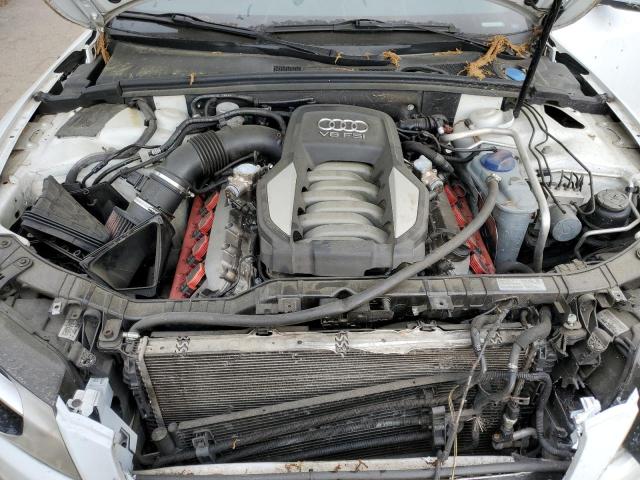 WAUCVAFR1CA005620 - 2012 AUDI S5 PREMIUM PLUS თეთრი ფოტო 11
