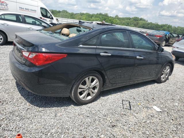 5NPEC4ACXDH802254 - 2013 HYUNDAI SONATA SE BLACK photo 3