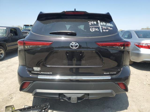 5TDGZRBH6NS234336 - 2022 TOYOTA HIGHLANDER XLE 紫色 照片 6