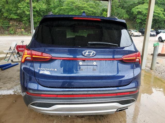 5NMS64AJ4MH325441 - 2021 HYUNDAI SANTA FE SEL BLUE photo 6