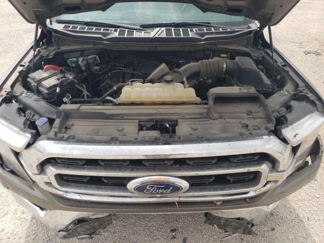 1FTEW1C55MKD98317 - 2021 FORD F150 SUPERCREW BROWN photo 11