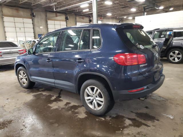 WVGBV3AX1EW509232 - 2014 VOLKSWAGEN TIGUAN S BLUE photo 2