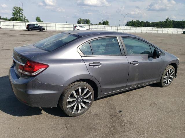 2HGFB2F90FH516791 - 2015 HONDA CIVIC EXL 灰色 照片 3