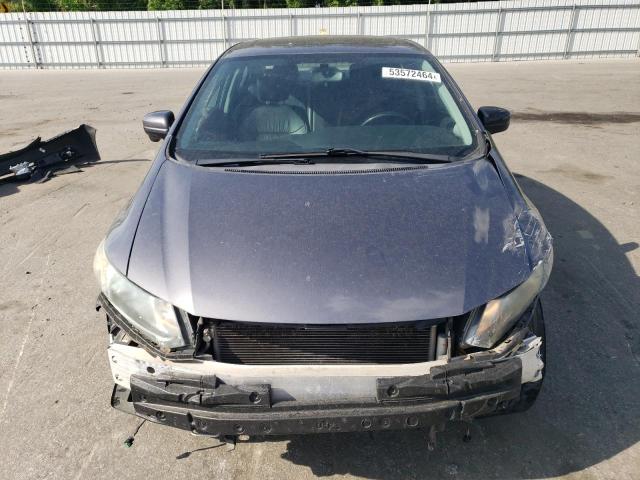 2HGFB2F90FH516791 - 2015 HONDA CIVIC EXL 灰色 照片 5