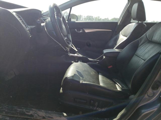 2HGFB2F90FH516791 - 2015 HONDA CIVIC EXL 灰色 照片 7