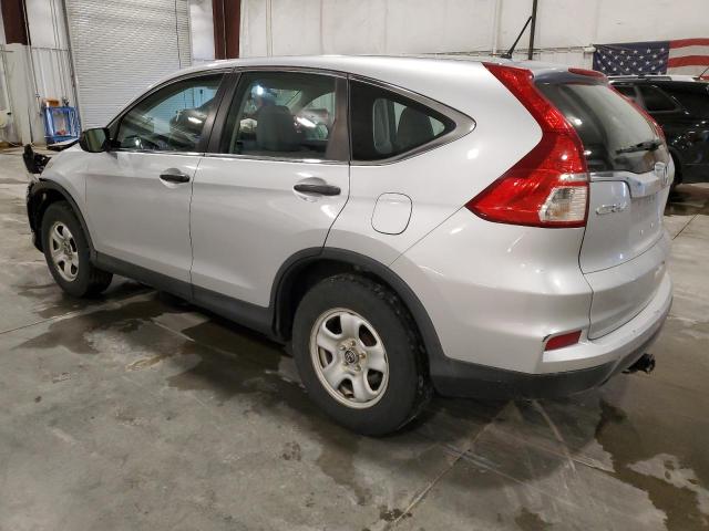 5J6RM4H35GL078164 - 2016 HONDA CR-V LX SILVER photo 2