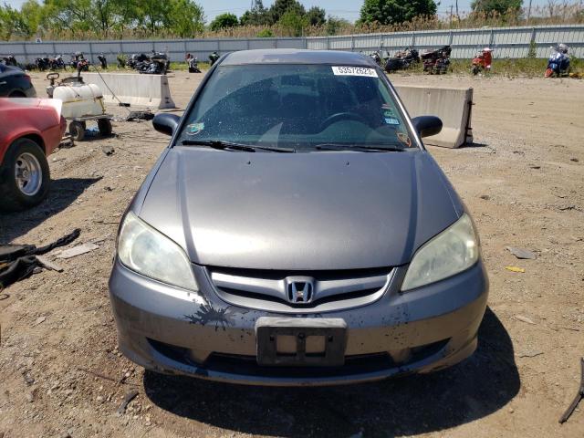 1HGES16315L025620 - 2005 HONDA CIVIC DX VP TAN photo 5