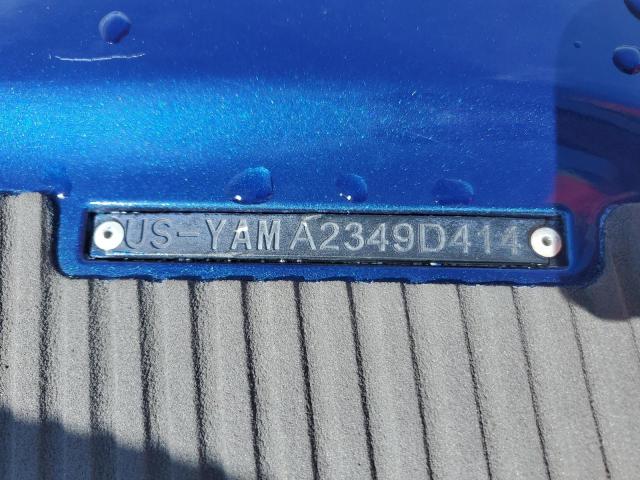 YAMA2349D414 - 2014 YAMAHA JETSKI BLUE photo 10