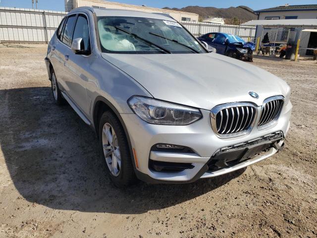 5UXTY5C05M9H33484 - 2021 BMW X3 XDRIVE30I SILVER photo 1