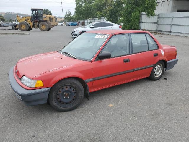 1HGED3646LA096089 - 1990 HONDA CIVIC DX RED photo 1