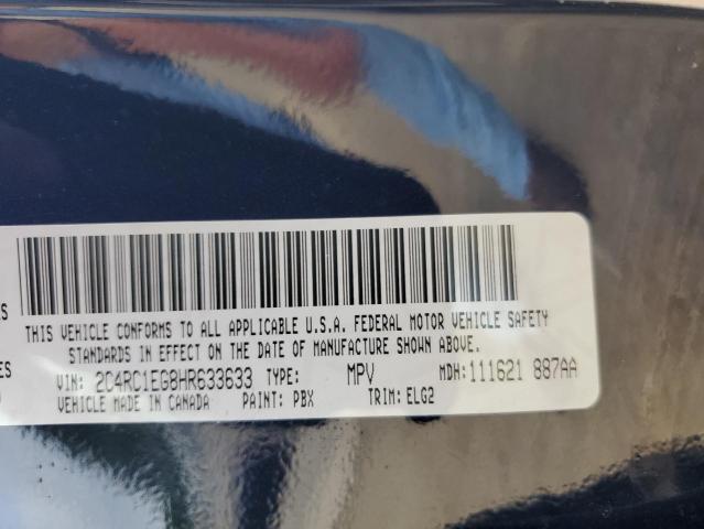 2C4RC1EG8HR633633 - 2017 CHRYSLER PACIFICA TOURING L PLUS BLUE photo 13