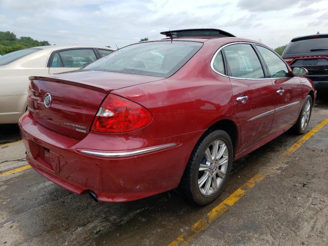 2G4WN58C281166264 - 2008 BUICK LACROSSE SUPER SERIES RED photo 4