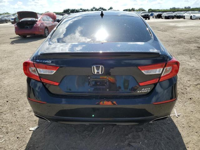 1HGCV2F3XNA016592 - 2022 HONDA ACCORD SPORT BLACK photo 6