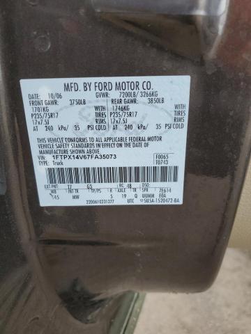 1FTPX14V67FA35073 - 2007 FORD F150 GRAY photo 12