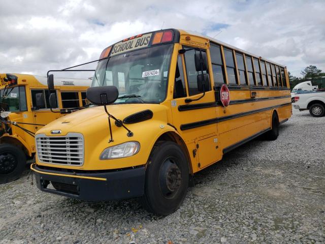 4UZABRDT2ECFS6285 - 2014 FREIGHTLINER CHASSIS B2B YELLOW photo 2