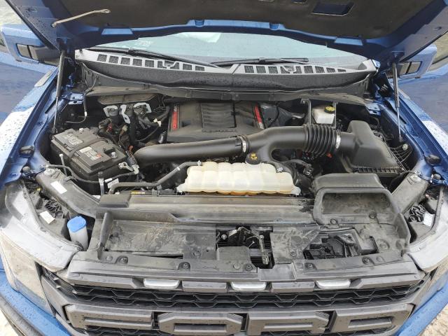 1FTFW1RG6NFA91164 - 2022 FORD F150 RAPTOR BLUE photo 11