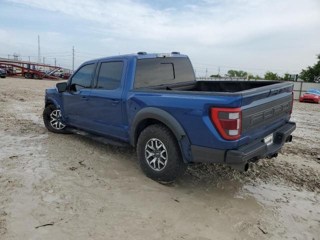 1FTFW1RG6NFA91164 - 2022 FORD F150 RAPTOR BLUE photo 2