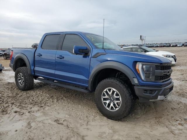 1FTFW1RG6NFA91164 - 2022 FORD F150 RAPTOR BLUE photo 4