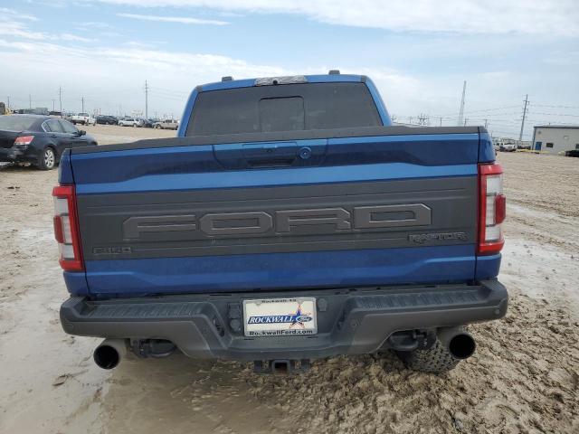 1FTFW1RG6NFA91164 - 2022 FORD F150 RAPTOR BLUE photo 6