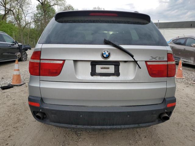 5UXFE43528L031320 - 2008 BMW X5 3.0I SILVER photo 6