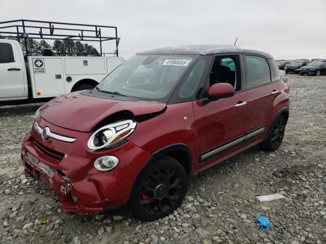 ZFBCFADH5FZ032452 - 2015 FIAT 500L TREKKING RED photo 1