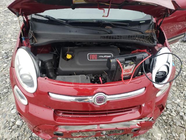 ZFBCFADH5FZ032452 - 2015 FIAT 500L TREKKING RED photo 11