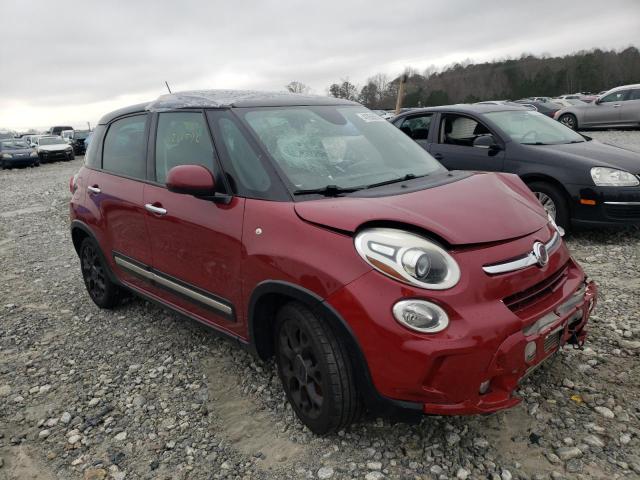 ZFBCFADH5FZ032452 - 2015 FIAT 500L TREKKING RED photo 4