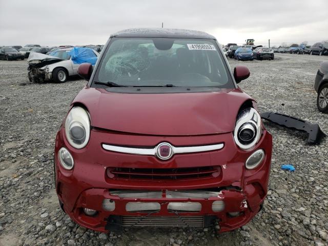 ZFBCFADH5FZ032452 - 2015 FIAT 500L TREKKING RED photo 5