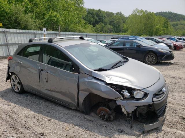 KMHD35LH3EU224396 - 2014 HYUNDAI ELANTRA GT GRAY photo 4