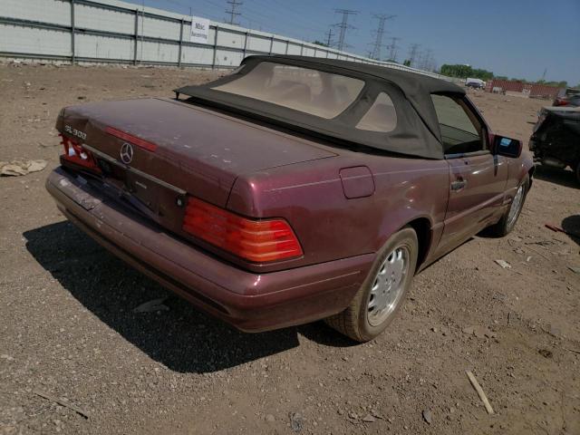 WDBFA67F6TF133978 - 1996 MERCEDES-BENZ SL 500 BURGUNDY photo 3