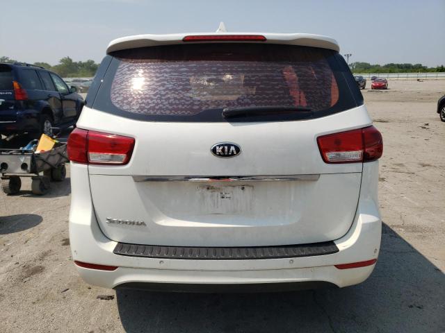 KNDMA5C18F6029400 - 2015 KIA SEDONA L WHITE photo 6