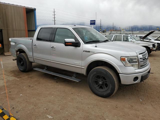 1FTFW1ET5DFA72428 - 2013 FORD F150 SUPERCREW SILVER photo 4