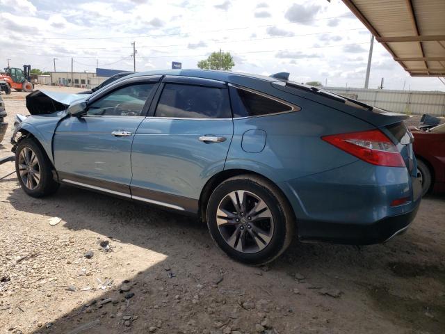 5J6TF1H5XDL002712 - 2013 HONDA CROSSTOUR EXL BLUE photo 2