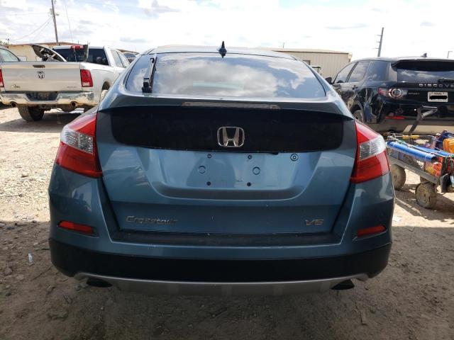 5J6TF1H5XDL002712 - 2013 HONDA CROSSTOUR EXL BLUE photo 6