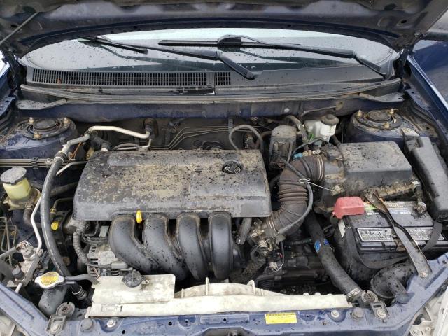 2T1KR38E44C249266 - 2004 TOYOTA COROLLA MA XR BLUE photo 11