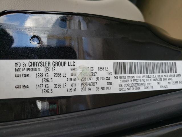 2C4RC1BG5DR653319 - 2013 CHRYSLER TOWN & COU TOURING 黑色 照片 13