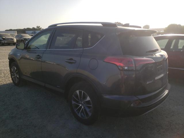 JTMRJREV6JD217950 - 2018 TOYOTA RAV4 HV LE GRAY photo 2