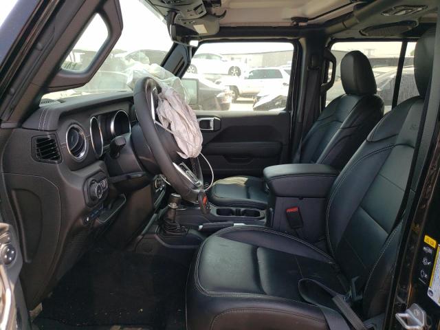 1C4JJXP61NW275563 - 2022 JEEP WRANGLER U SAHARA 4XE BLACK photo 7
