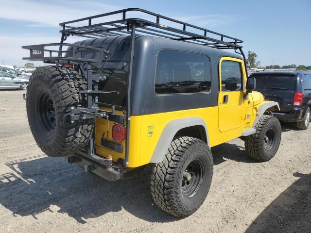 1J4FA44S85P373404 - 2005 JEEP WRANGLER / UNLIMITED YELLOW photo 3