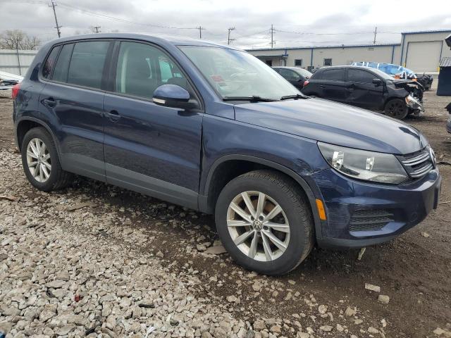 WVGAV3AX2EW512779 - 2014 VOLKSWAGEN TIGUAN S BLUE photo 4