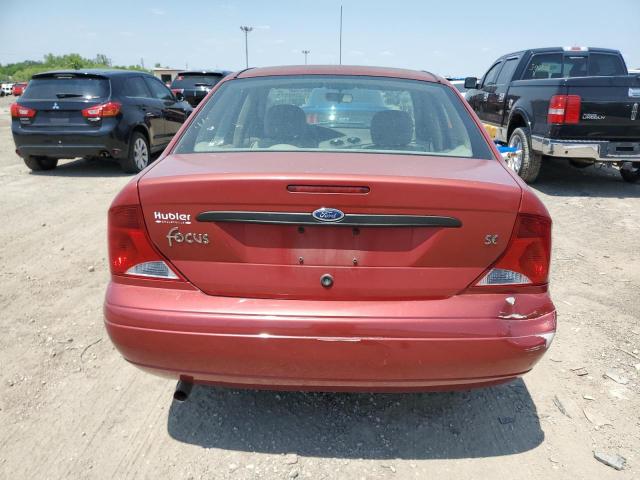 1FAFP34353W180501 - 2003 FORD FOCUS SE COMFORT RED photo 6