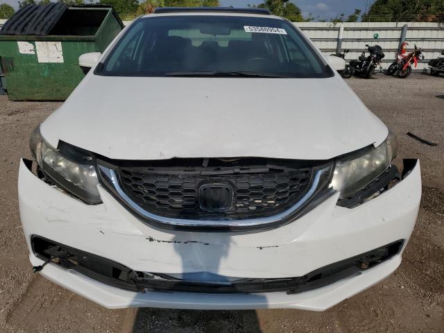 19XFB2F90EE031561 - 2014 HONDA CIVIC EXL თეთრი ფოტო 5