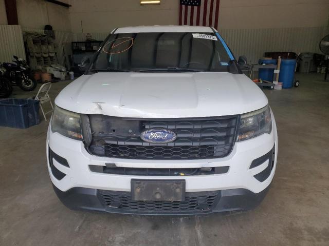 1FM5K8AR9GGB97016 - 2016 FORD EXPLORER POLICE INTERCEPTOR 白色 照片 5