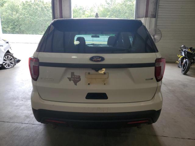 1FM5K8AR9GGB97016 - 2016 FORD EXPLORER POLICE INTERCEPTOR 白色 照片 6